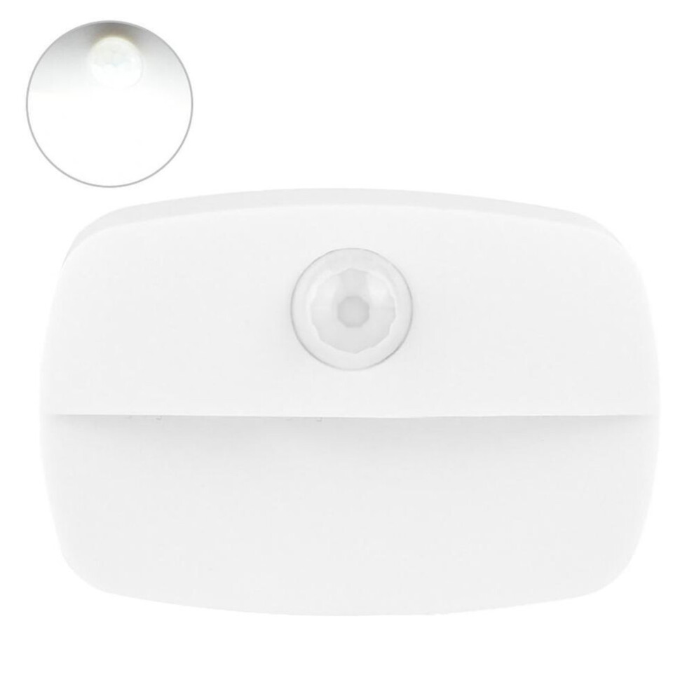 (as the picture, White) 1pc Led Night Light Wireless Motion Sensor Lights Corridor Closet Stair Room Lamps For Bedroom Cabinet