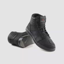 (43 / EU / 9 UK) Forma Ground Dry Black/Black Motorcycle Boots Drytex Waterproof CE Certified