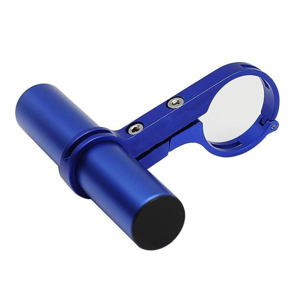 (blue, 10cm) 1pcs Bicycle Handlebar Extension Rack Lamp Flashlight Bracket Clip Cycling Equipment Headlight Holder Accessorie
