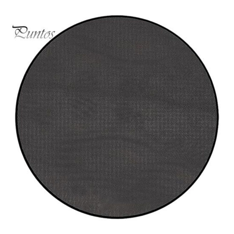 (as the picture, XL) Fireproof Mat Outdoor Camping Round Grill Pad Oil-proof Water-resistant Reusable Wood Burning Fire-pit Grill Mat