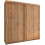 Winston Sliding Door Wardrobe with Oak/Votan 203cm 2