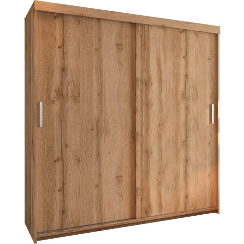 Winston Sliding Door Wardrobe with Oak/Votan 203cm 1