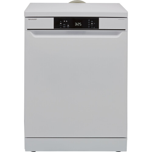Sharp Sharp QW-NA1CF47EW-EN Standard Dishwasher – White – E Rated for Efficient Cleaning