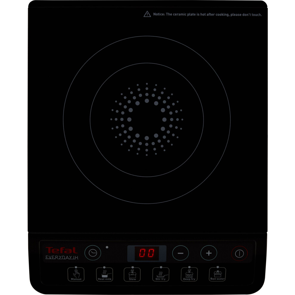 Tefal Everyday IH201840 Mini Induction Hob - Black