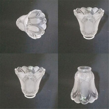 (clear) Vintage Style Replacement Glass Shade Clear Cognac Accessory Globe Light Covers with Cone Shade for Ceiling Fan Wall fixtures