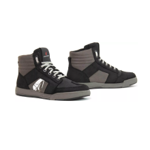 EU 42 / UK 8 Forma Ground Dry Leather Black/Grey Motorcycle Boots Waterproof