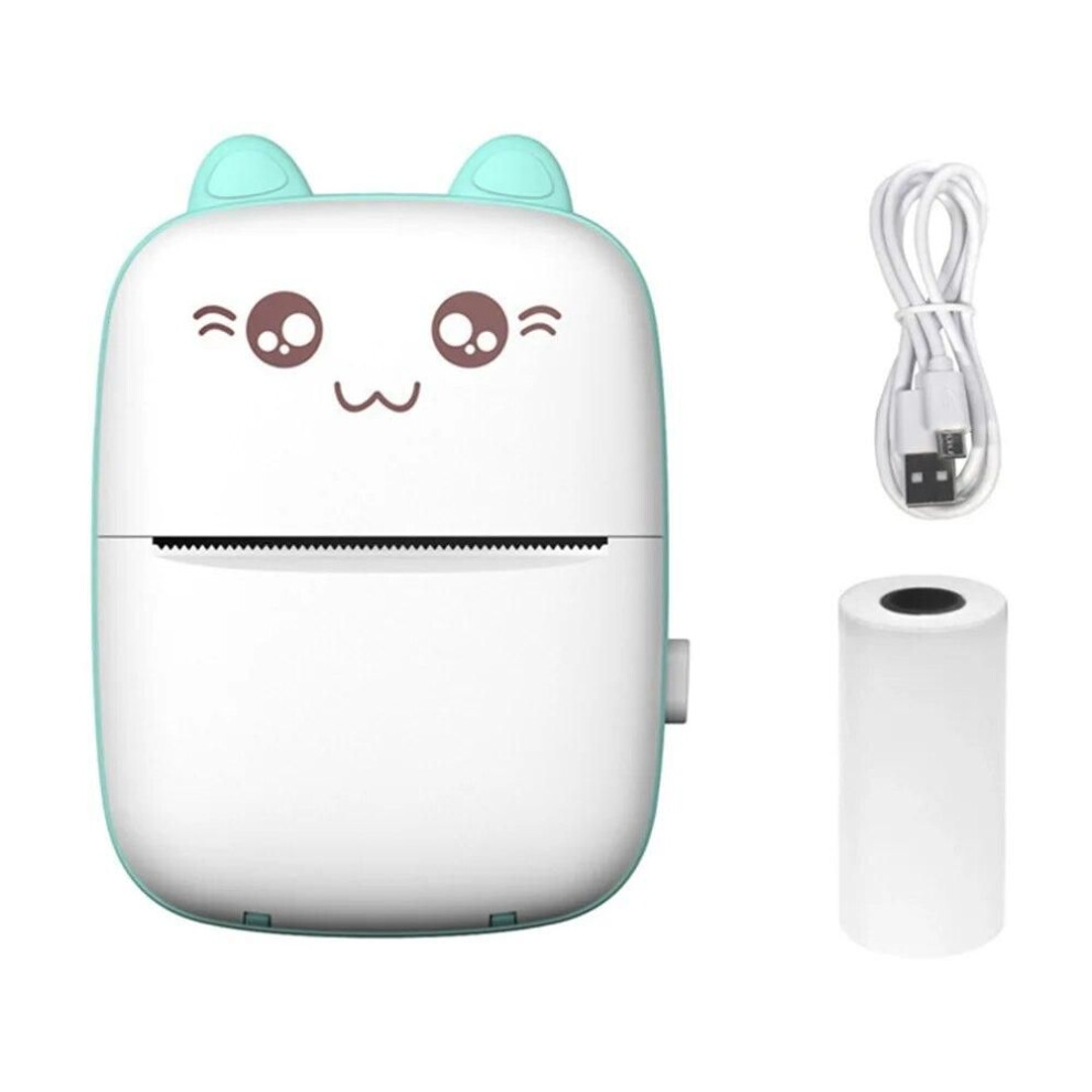(as the picture) Portable Mini Bluetooth Wrong Printer Mobile Phone Photo Title Note Print Pocket Student Error Label Printer For Children&apos;s Gift