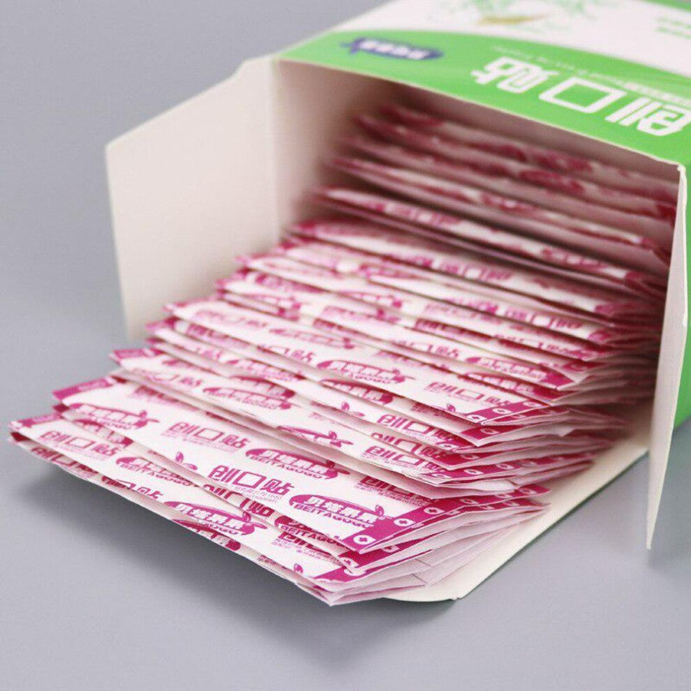 (as the picture) 144Pcs Transparent Waterproof Band-aid Kit