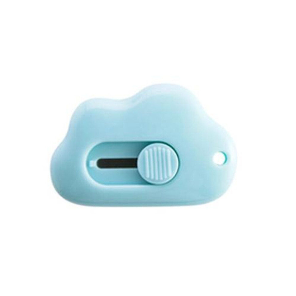 (blue) Rabbit Cloud Portable Paper Cutter - 20% Shorter