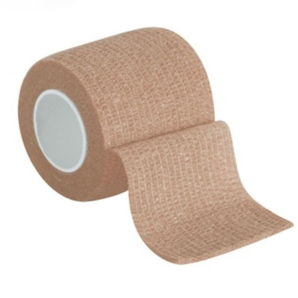 (nude) Colorful Sport Self Adhesive Elastic Bandage Wrap Tape Knee Finger Ankle Palm Shoulder Support Pads