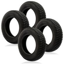 SPARES2GO Tyre 3.00 x 8 Pneumatic Mobility Scooter Block Tread 300x8 3.00x8 8 inch Rim x 4