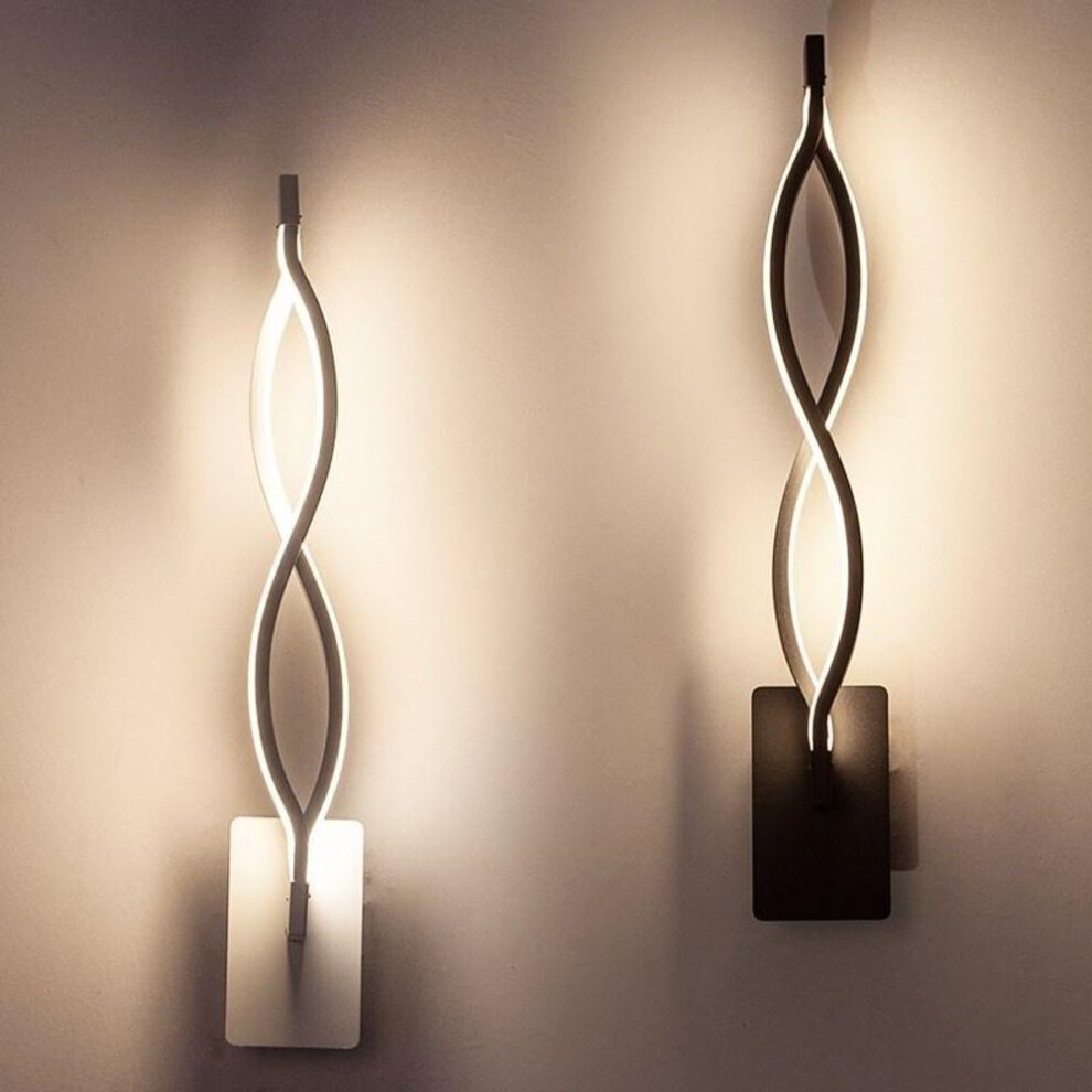 (white, White) Led Wall Light Indoor 16w Wall Sconce Fixture For Bedroom Living Room 16w Led Wall Lamp Bedside Decoration Lamp