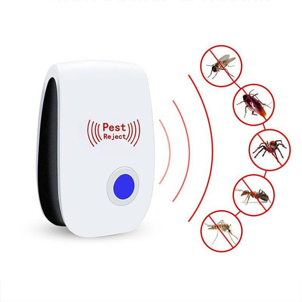 (UK PLUG) Ultrasonic Electronic Mosquito Repellent Mouse Device Cockroach Pest Repeller Control