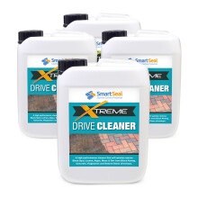 (4 x 5 Litre) Smartseal Drive Clean Xtreme - Powerful, Fast Acting, Effective, Driveway Cleaner for Block Paving, Natural Stone & Concrete Driveways
