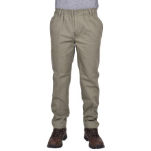 (Olive, 32W x 29L) Mens Trousers Elasticated Waist Work Rugby Pants