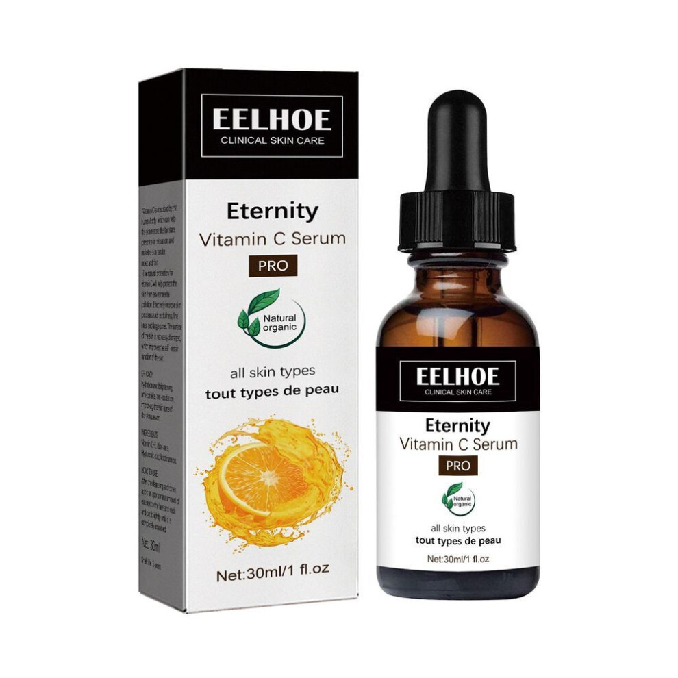 (30ml) Eelhoe 30ml Vitamin C Serum Vitamin C Serum Whitening Vc Essence Oil Topical Facial Serum With Hyaluronic Acid Vitamin E Serum