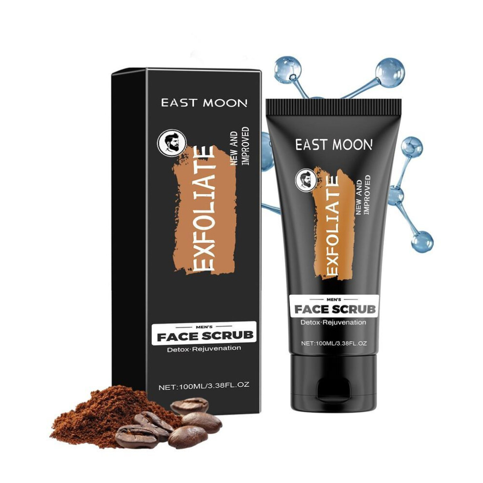 (100ml) Men&apos;s Facial Scrub Deep Cleansing Skin Exfoliating Facial Scrub