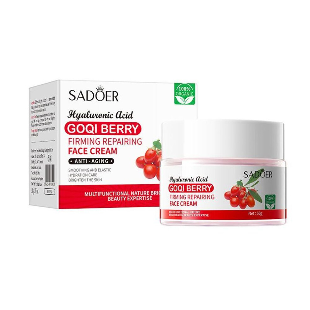 (50g) Sadoer Goji Berry Anti-wrinkle Firming Repair Cream Pamper Delicate Skin Facial Treatment Skincare
