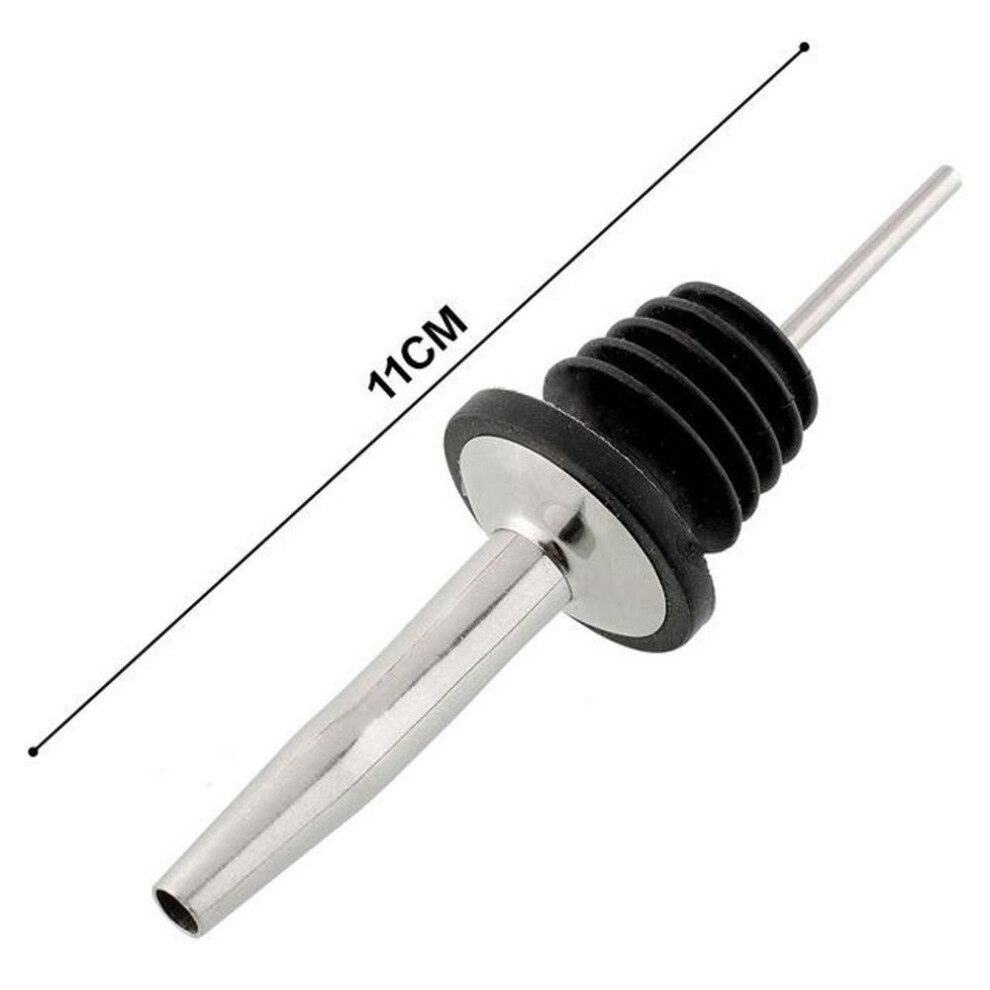 (as the picture) 1pc Stainless Steel Wine Bottle Stopper Pourer Dispenser Spout Wine Whiskey Pouring Device Bar Tools Kitchen Gadget