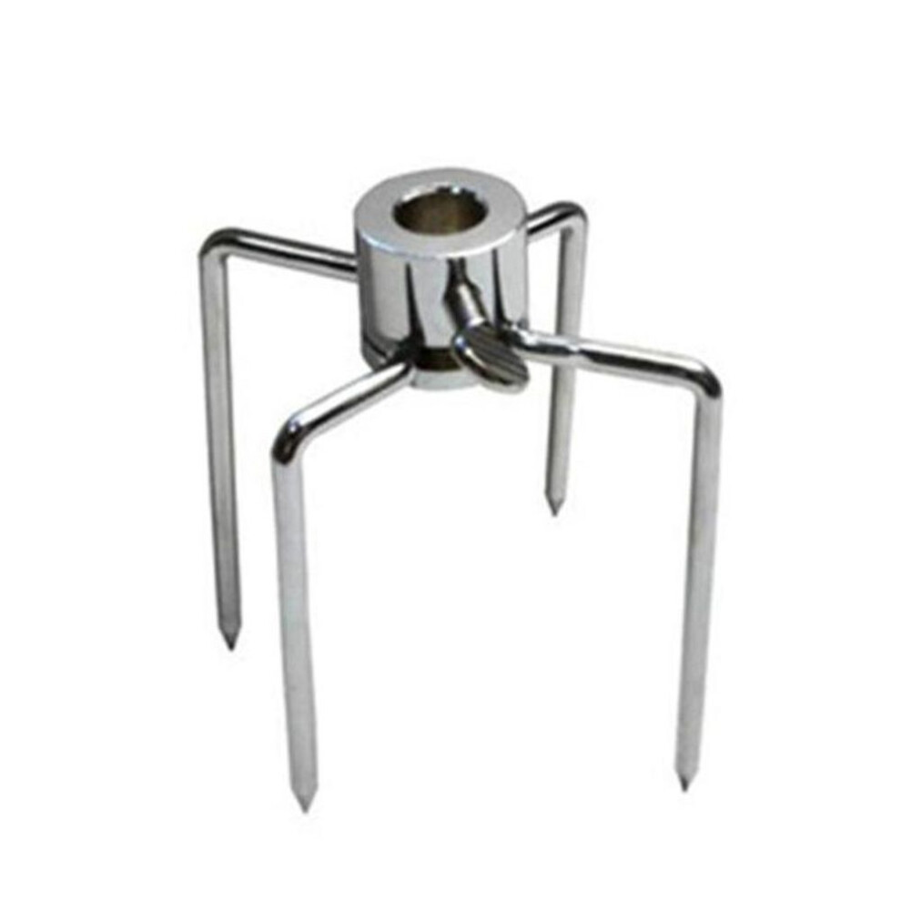 (As shown-One-size) Rotating Fix Fork Barbecue Skewer Oven Accessories Steel Food Spit Grade Tool Skewer Meat Forks J5v7