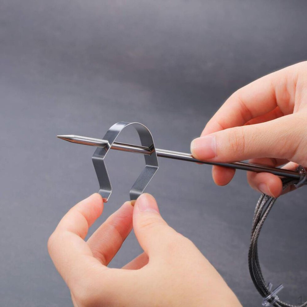 Probe Holder Clip -resisting for Coffee BBQ