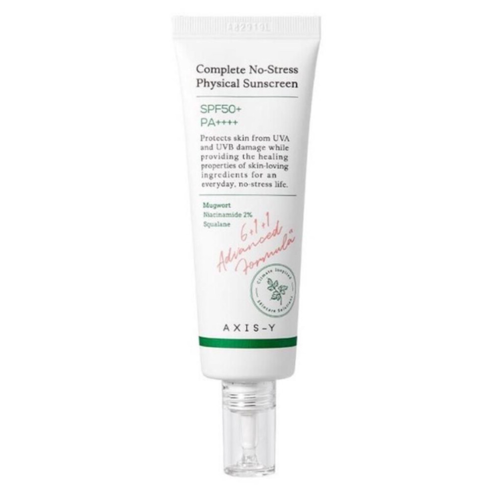(Sunscreen 50ml) Axis-y Complete No Stress Physical Sunscreen Spf50+ Pa++++ 50ml