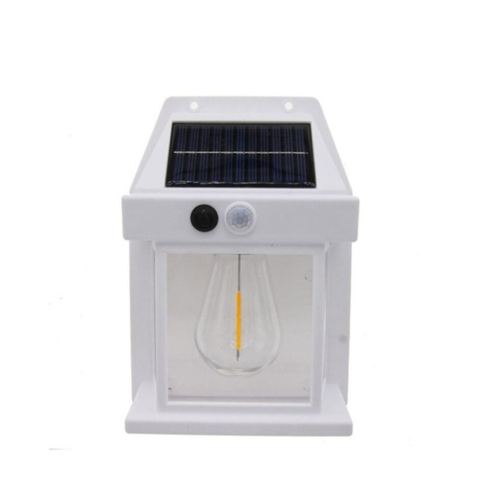 (white, 2 PCS) Solar Tungsten Wire Bulb Wall Lights Garden Lights Outdoor Waterproof Led Garden Landscape Decorative Lights Lighting Wall Lamp