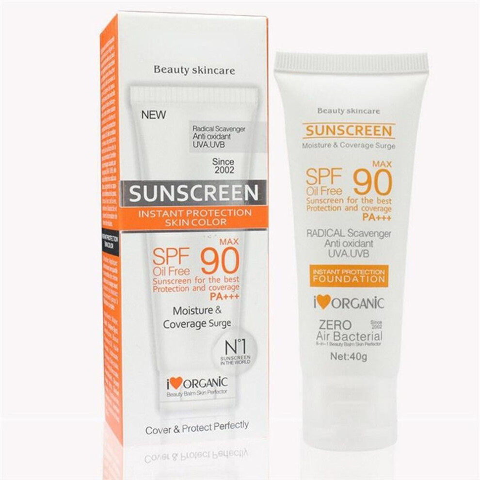 (40g) Facial Body Sunscreen Whitening Sun Cream Sunblock Skin Protective Cream Anti-aging Oil-control Moisturizing Spf 90 Sun Screen