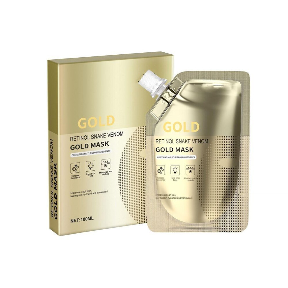 (yellow) Retinol Snake V Enom Gold Facial Mask Cleansing Skin Rejuvenating&moisturizing Facial Mask