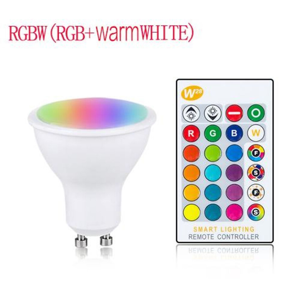 (8W RGBWW) Gu10 Led Lamp Rgb 8w Rgbw Rgbww Gu10 Led Spots Light 220v 110v Rgb Lamp Bombillas Led Gu 10 16 Colors With Remote Control