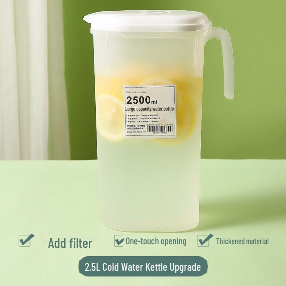 (white, White 2.5L OPP bag [100/box]) Large Capacity 3.5l Cold Water Dispenser For Home, Perfect For Juice, Tea, And Other Beverages.