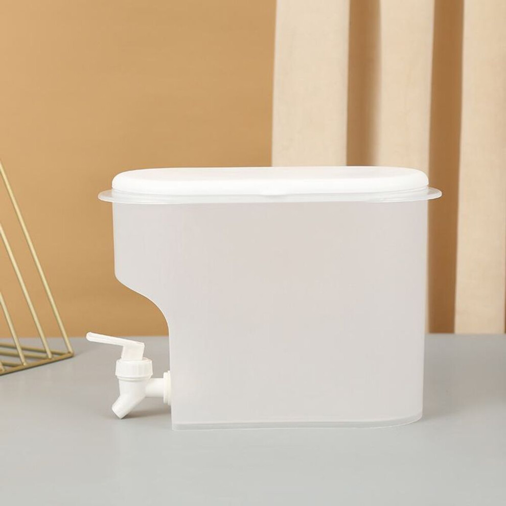 (white, 3.5L White Lid Box [10/Bundle]) Large Capacity 3.5l Cold Water Dispenser For Home, Perfect For Juice, Tea, And Other Beverages.