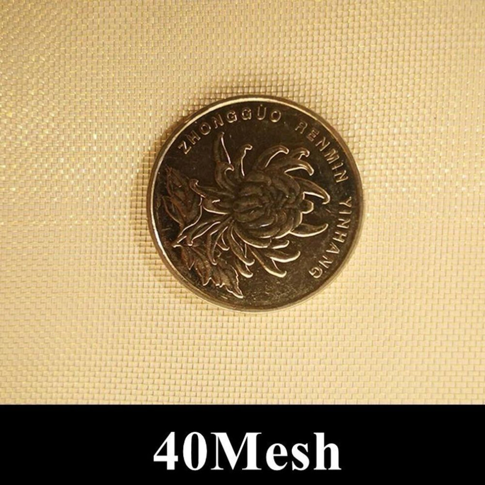 (40#) 20-200 Mesh 15x15cm Brass Woven Wire Metal Mesh Shielding Fabrics Mesh Coppers Wire Filter Net Non-magnetic Signal Screen Tool