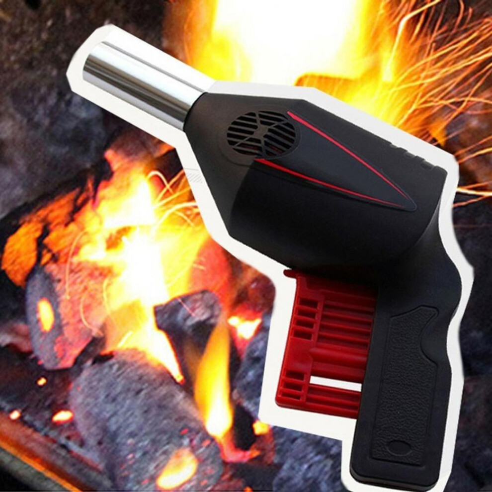 Portable Blower Hand Pressure Manual BBQ Barbecue Fan Camping Supplies Tools