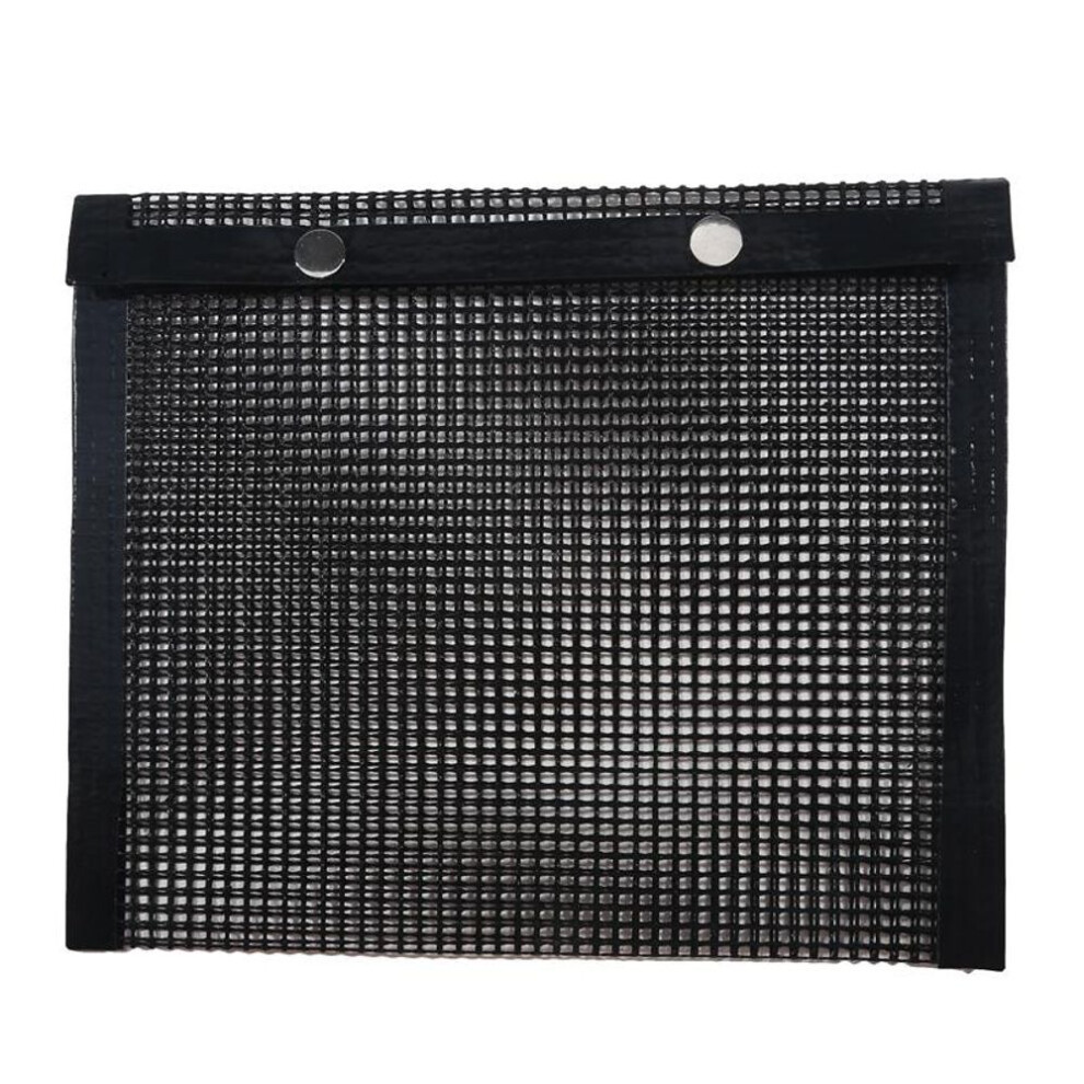 (as the picture, 22*27Cm) Indoor Outdoor Bbq Mesh Bag Reusable Heat-resistant Barbecue Grilling Bag Accessories