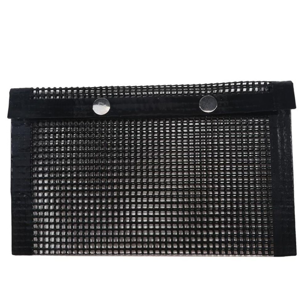 (as the picture, 24*14Cm) Indoor Outdoor Bbq Mesh Bag Reusable Heat-resistant Barbecue Grilling Bag Accessories