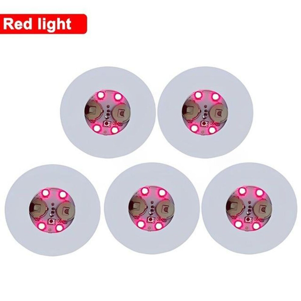 (red, 1PCS) 1/2/5pcs Luminous Bottle Stickers Lights 6cm Led Coaster Lamps For Xmas Bar Ktv Wedding Party Cocktail Drink Cups Vase Decor