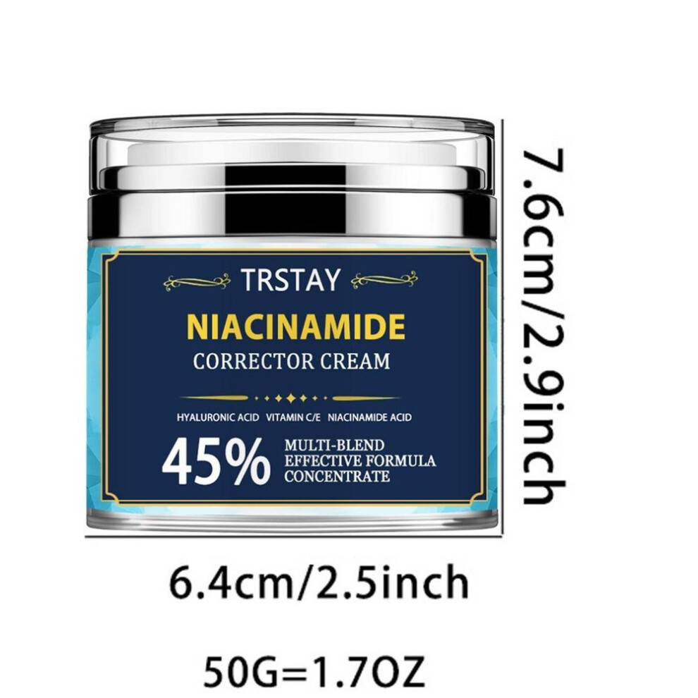 (50g) Hyaluronic Acid & Vitamin C Face Glowing Whiting Moisturizer Wrinkle Remove Anti Aging Facial Cream