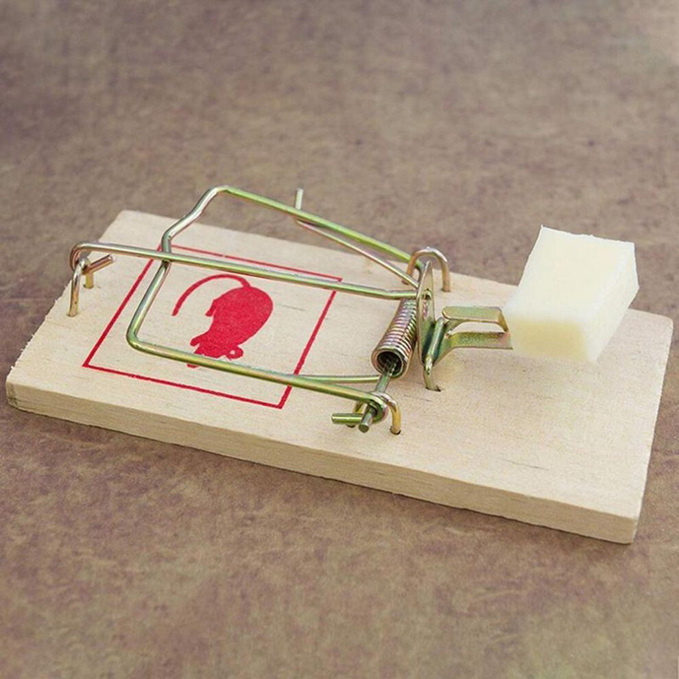 (3.9*1.9*0.5in) Traditional Wooden Mouse Traps Classic Mice Rat Pet Rodent Control Catch Trap
