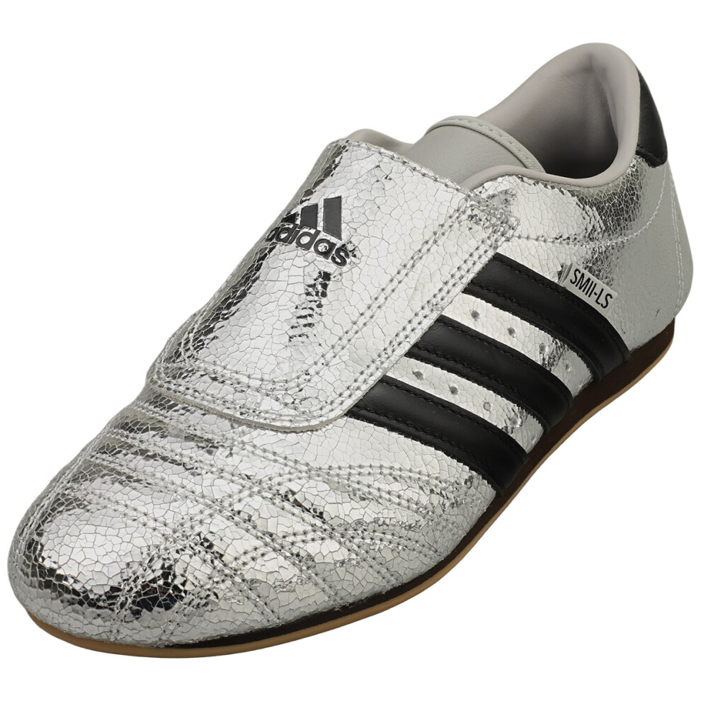 Adidas (4) Taekwondo Womens Fashion Trainers In Silver Black