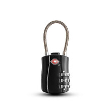 (As show, One size) Luggage Lock, 3 Position Security Padlock, Combination Padlock, Suitcase, Baggage Bag, Combination Lock, Anti-theft Lock (Black)