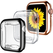 (As show, One size) 3 Pack Compatible with Apple Watch Case 42mm, Full Protective Screen Protector Case HD Ultra-Thin Cover Compatible with iWatch Series 3/2/1 Bumper Cas - Refurbished