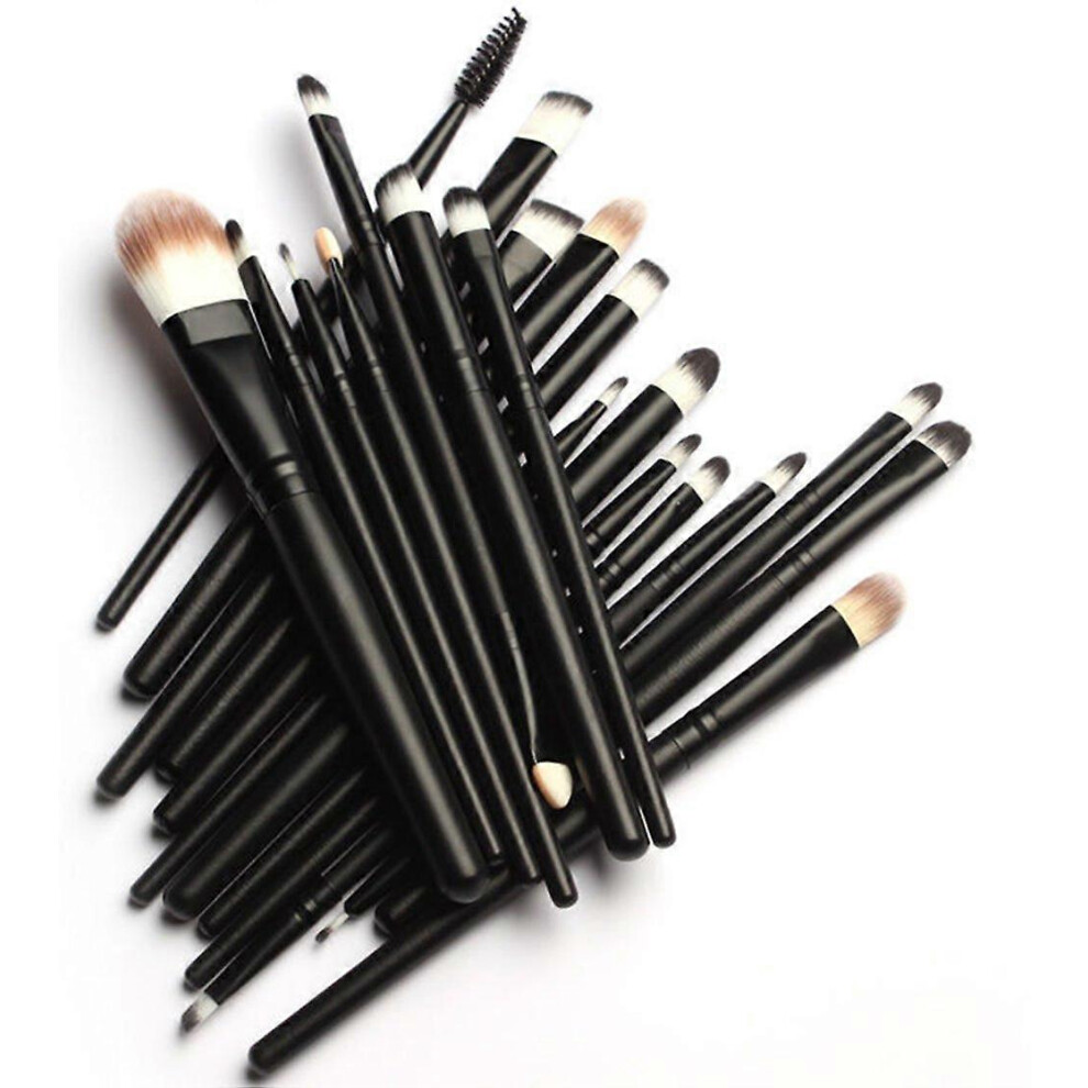 Konhill (As Show, One Size) Heytea 20 Pcs Pro Makeup Set Powder Face Foundation Eye Shadow Eyeliner Lip Cosmetic Brushes