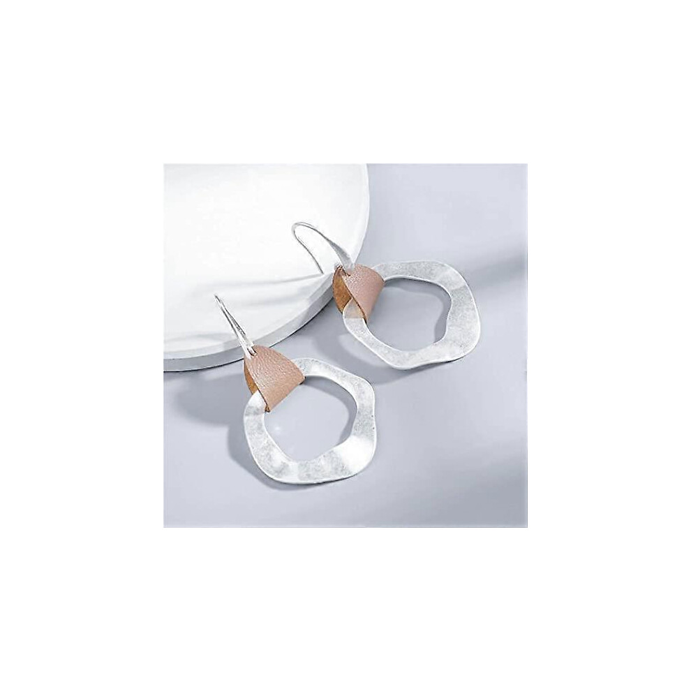 Konhill (As Show, One Size) Women Hoop Earring For Girls Dangle Drop Packs Boho Ear Jewelry