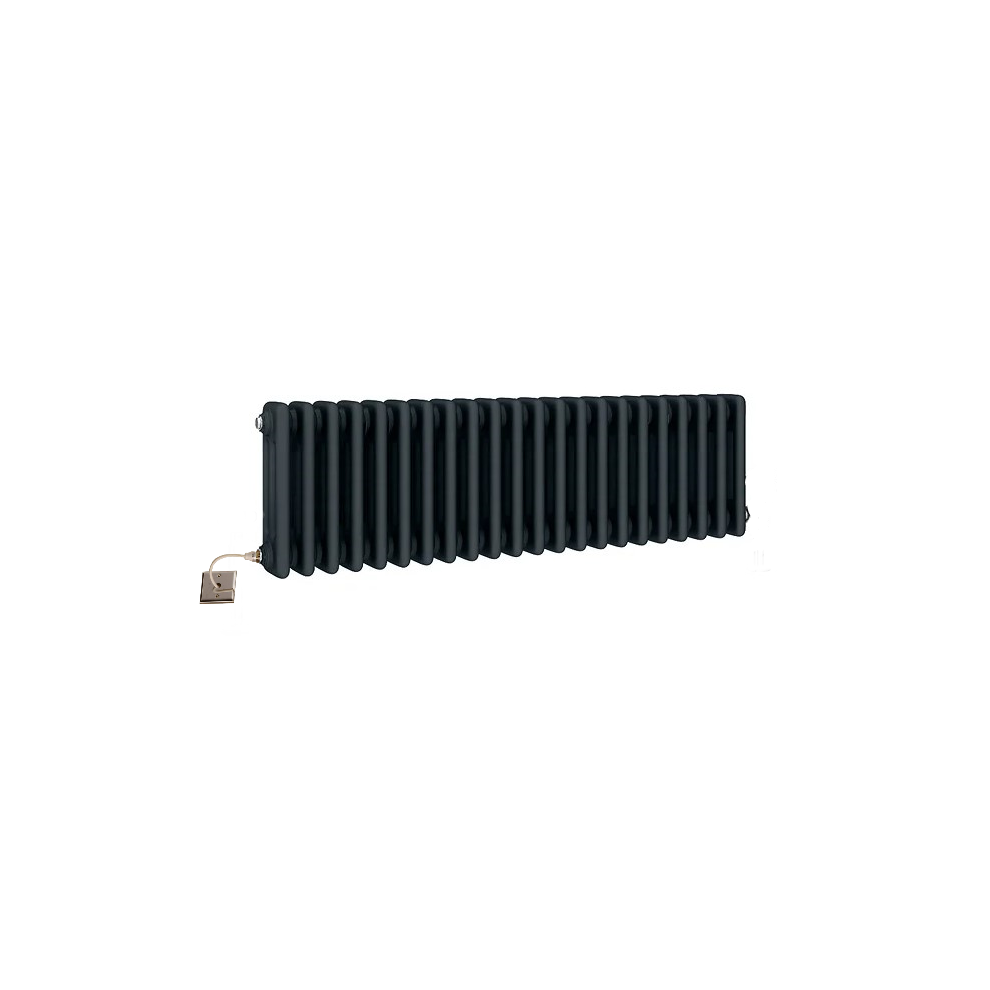 (1000mm) Traditional Anthracite 3 Column Electric Radiators 300mm high