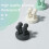 4PCS Silicone Toothbrush Holders Multi-Function Hook Waterproof Self Adhesive Wall Mounted Single Hook 5