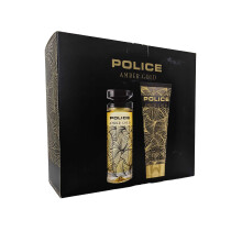 Amber Gold Police Woman Eau de Toilette Spray 100ml Perfumed Body Lotion 125ml
