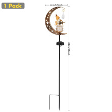 Lumière Décorative Solaire Moon Fée Lampe Extérieure Garden Crackle Globe Globe Solar Ground Light