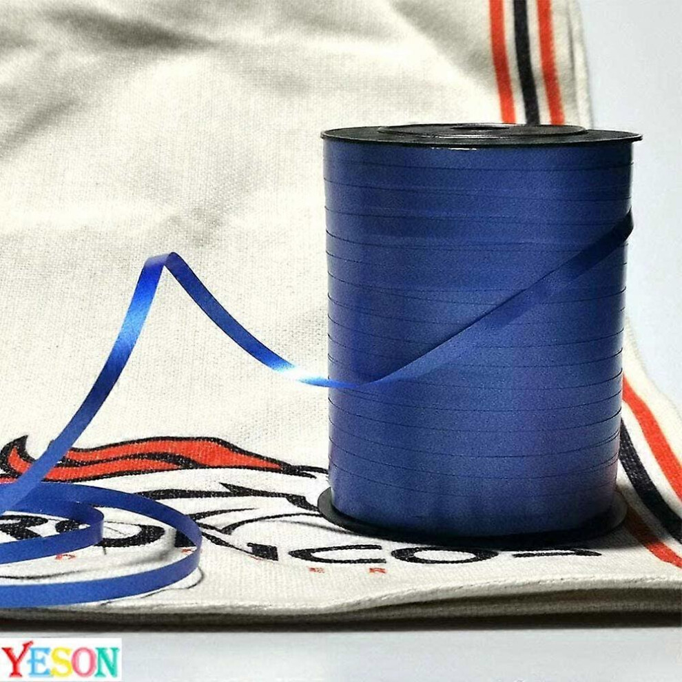 Konhill (As Show, One Size) Navu Balloon String Curling Wrapping Ribbons Decoration Accessories,500 Yards Blue