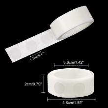 (As show, One size) 1500 Pcs Point Dots Balloon Glue Removable Adhesive Point Tape, 15 Rolls Double Sided Dots Stickers for Craft Wedding Decoration